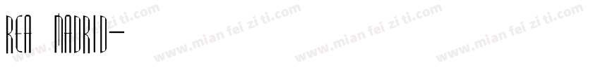 Rea Madrid字体转换